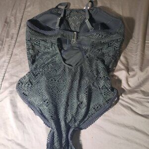Adore Me Margaret Countiur Plus cutout one piece